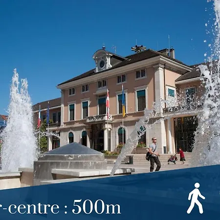 Homey Marble - Au Pied Du Tram / Proche Centre / Balcon Prive / Wifi Gratuit * Annemasse