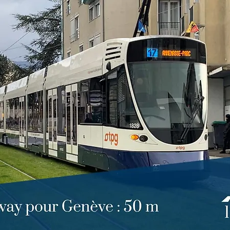 Apartment Homey Marble - Au Pied Du Tram / Proche Centre / Balcon Prive / Wifi Gratuit Annemasse